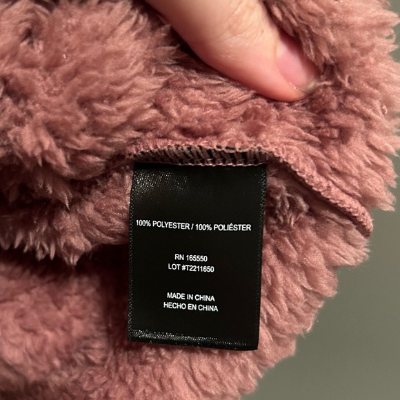 NWT 32 Degrees Heat XL Plum Rose Purple Teddy Bear Mock Neck Pullover Sweater! - Picture 6 of 9